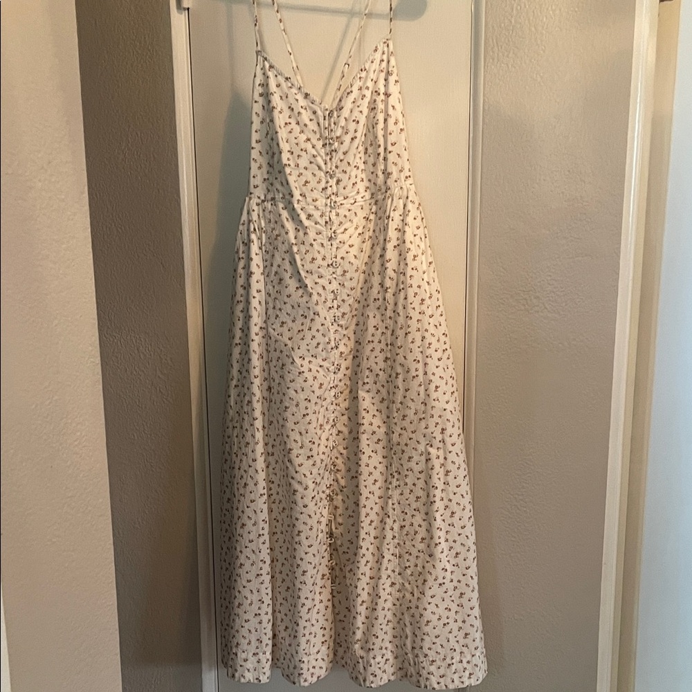 Madewell Floral Maxi Dress with Spaghetti Straps